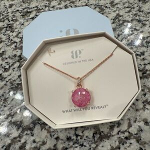 Bomb Party Pink Ice Crystal “Soul of the Earth” Necklace